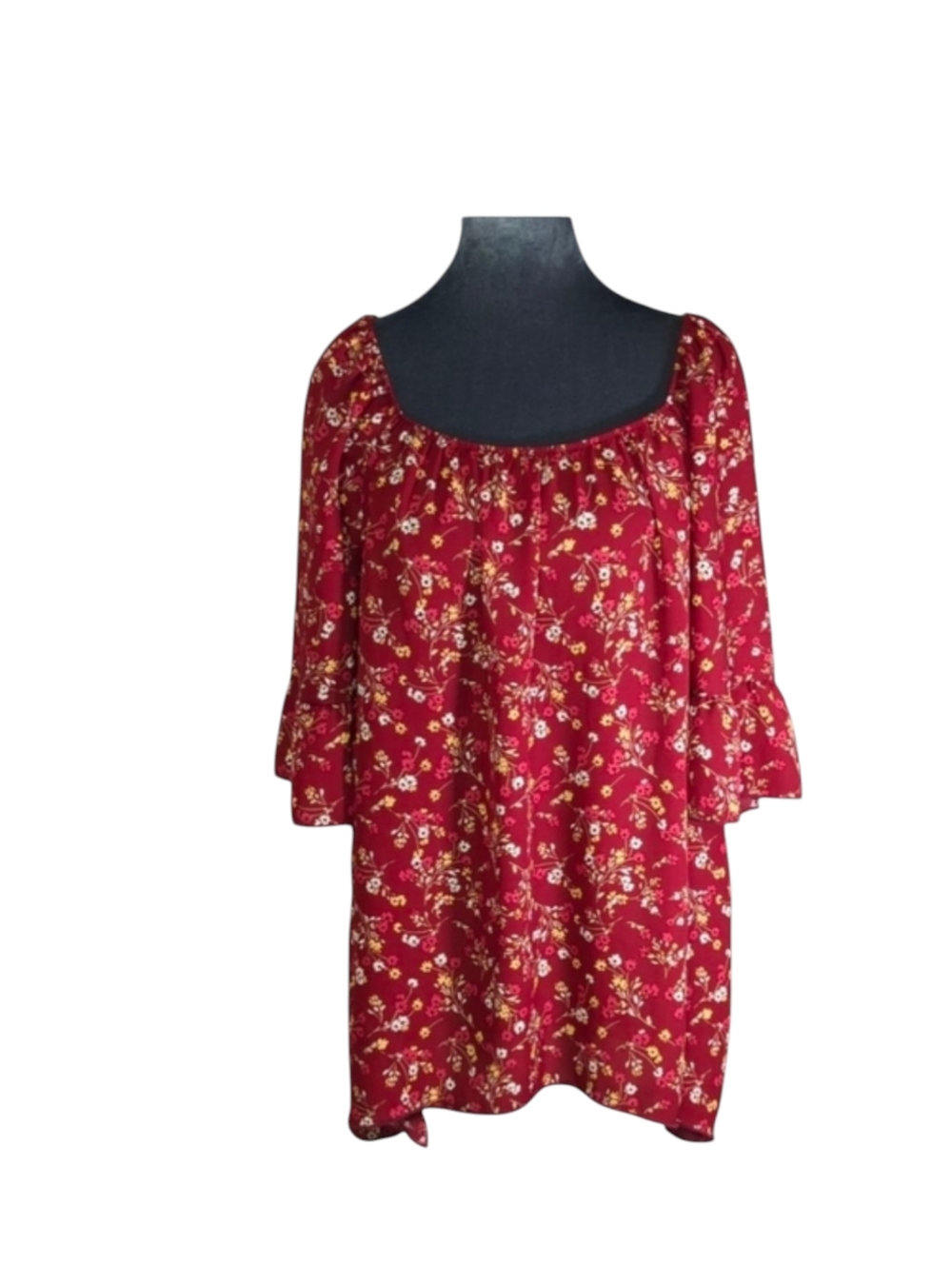 Nordstrom Cozy Rozy Floral Off Shoulder Blouse Top Size XL